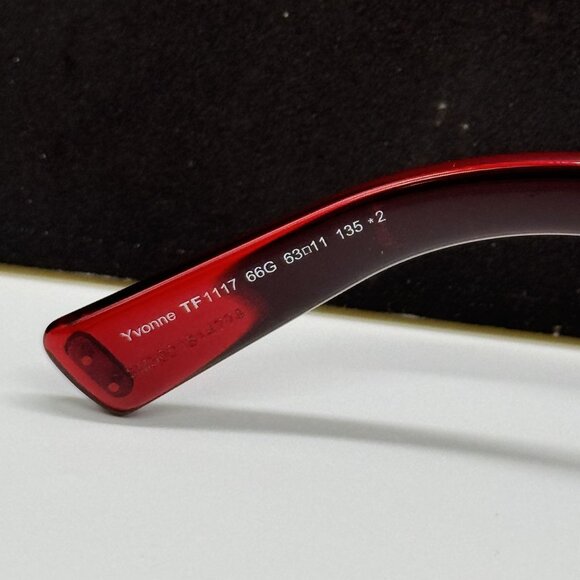 NEW TOM FORD YVONNE TF1117 66G SUNGLASSES RED WOMEN EYEWEAR FT1117 66G main image 7